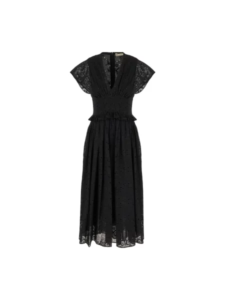 Sukienka midi Tory Burch czarna
