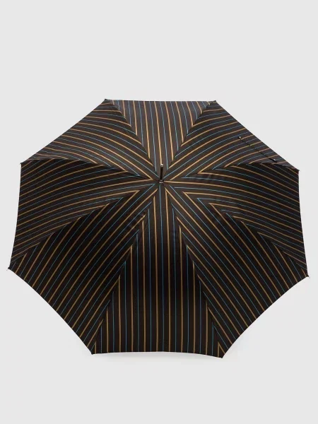Зонт Pasotti в полоску коричневый