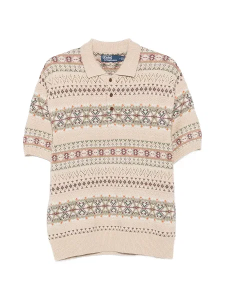 Rövid szarvasbőr szvetter Polo Ralph Lauren kék