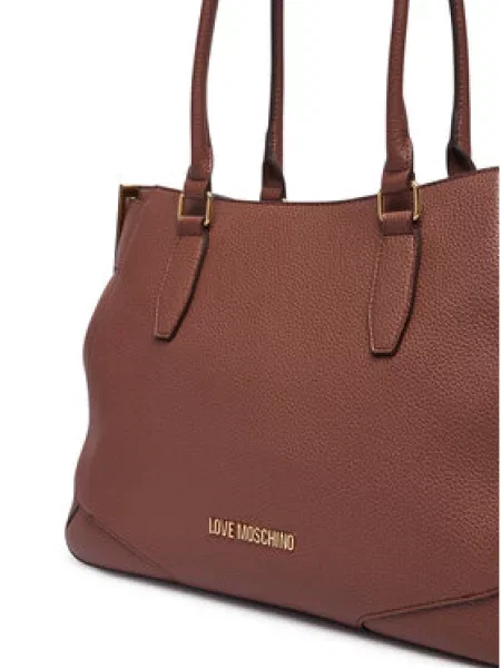 LOVE MOSCHINO Rankinė ruda
