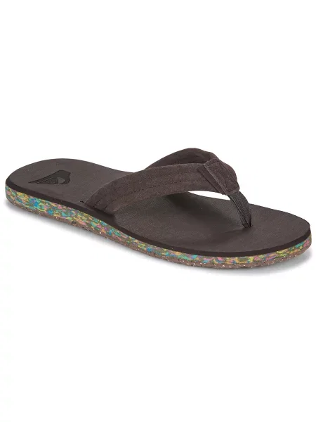 Pantofi Quiksilver din piele de căprioară maro