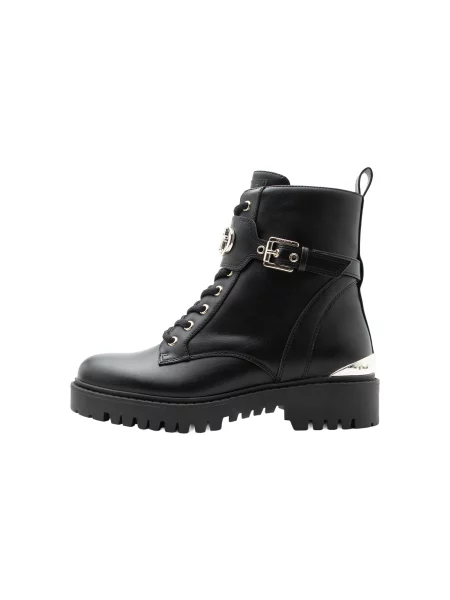 GUESS Ghete cu șireturi OLANNA auriu negru