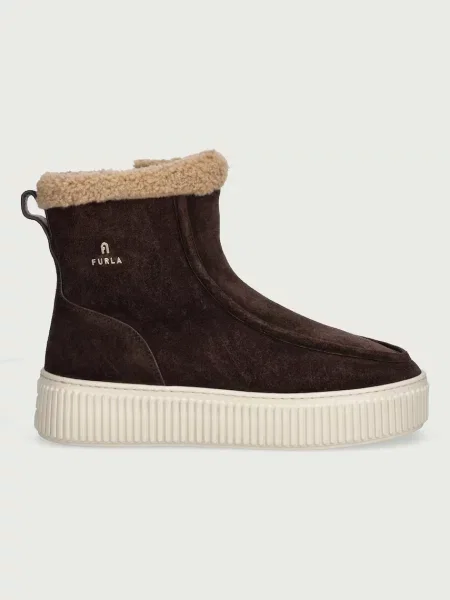 Botine Furla maro