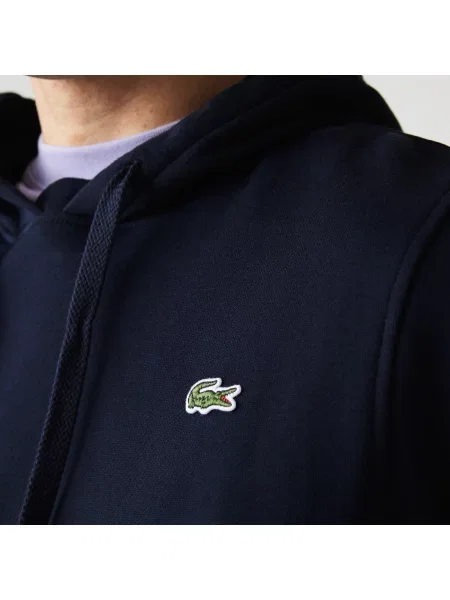 Bluza z kapturem Lacoste granatowa