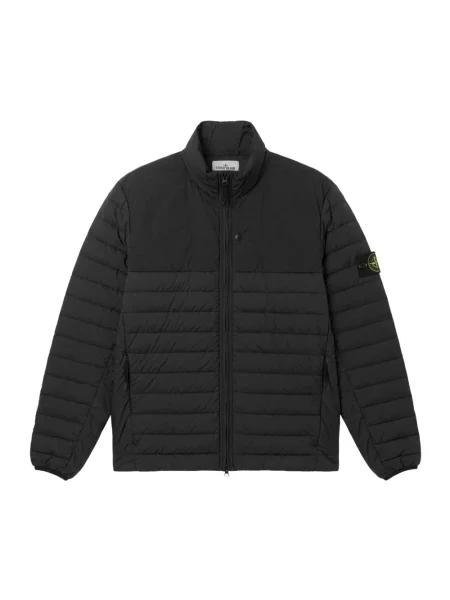 Kurtka puchowa Stone Island z kamieniami niebieska