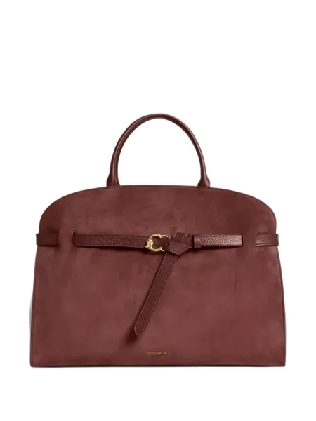 Szarvasbőr csatos shopper táska Coccinelle piros