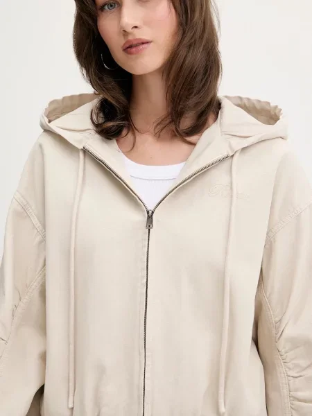 Куртка Rotate перехідна oversize бежевий