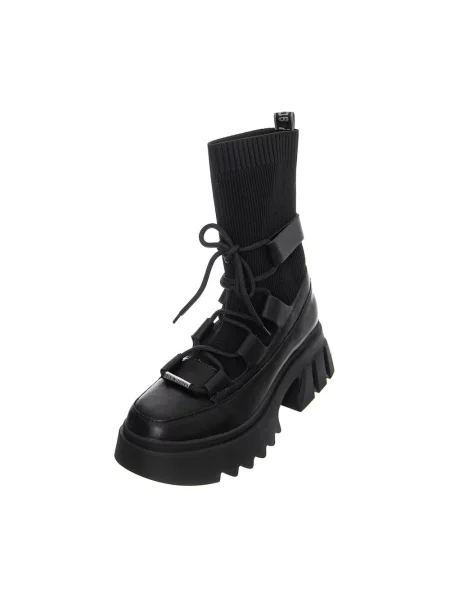 Botki Steve Madden skórzane czarne
