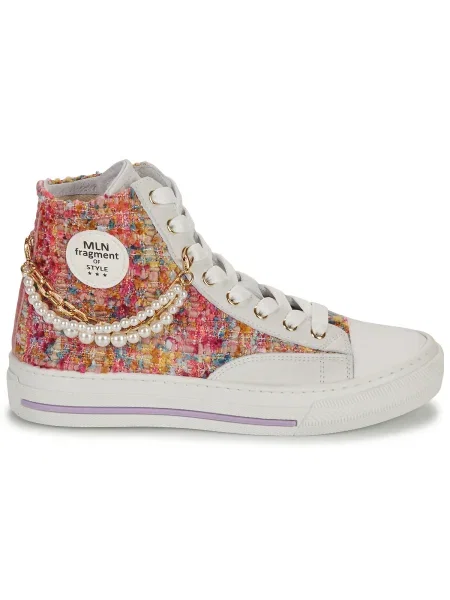 Pantofi Meline alb