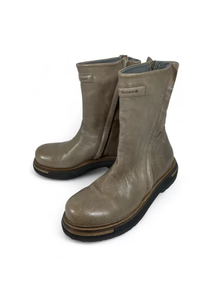 Buty do kostki Patrizia Bonfanti skórzane szare