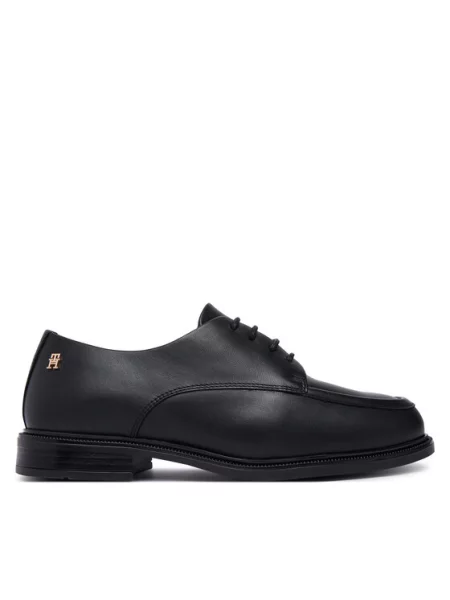 Oxfordky Tommy Hilfiger Classoc Leather Derby čierna