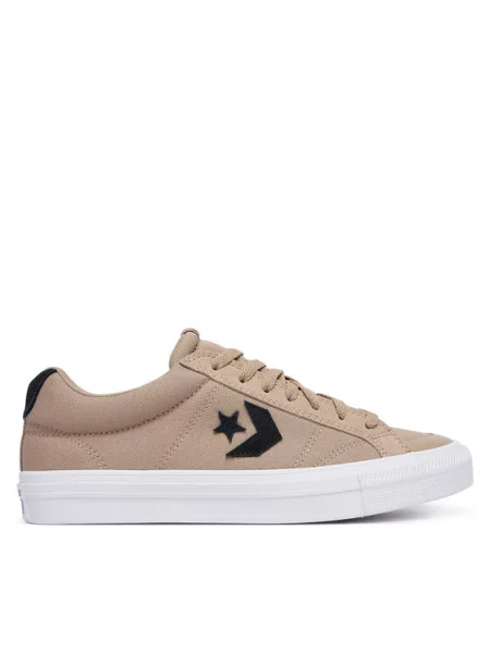 Ежедневни ниски обувки Converse бежово