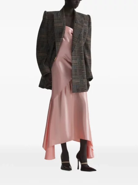 Rochie Mugler asimetrică roz