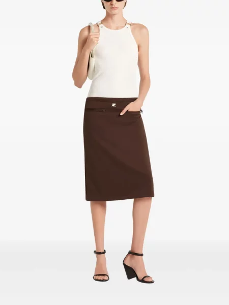 Top Courreges alb