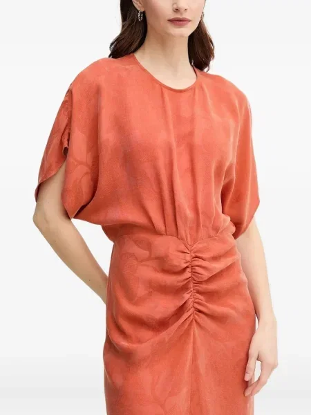 Костюм миди рокля Hoss Intropia до коляното оранжево