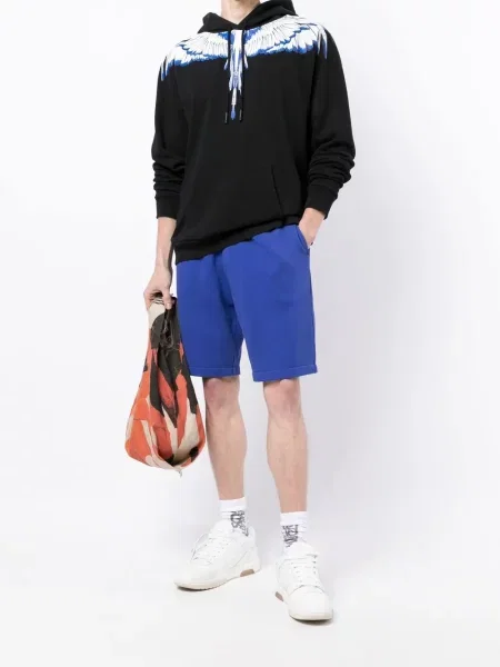 Juosmuo šortai Marcelo Burlon County Of Milan mėlyna