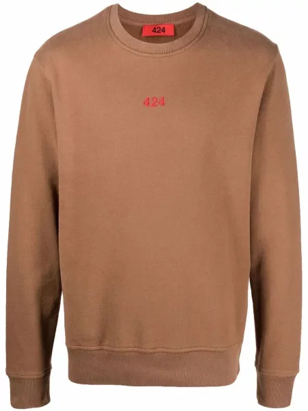 Hanorac crewneck 424 cu imagine cu decolteu rotund