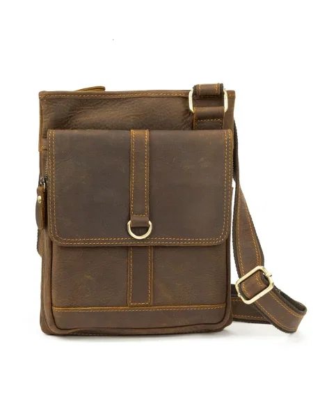 RoyalBag Мессенджер Шкіра коричневий