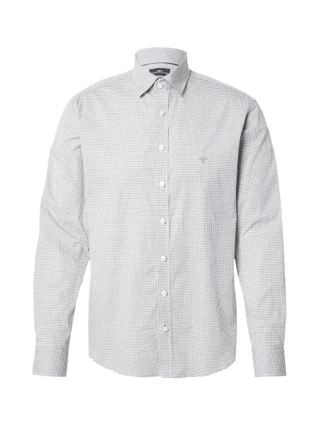 FYNCH-HATTON Košulja Essential Premium kaki bijela