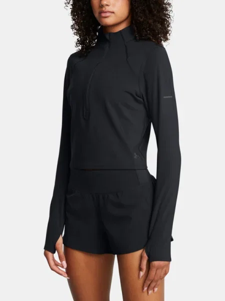 Olcsóbban. Under Armour Launch Elite Half Zip fekete/fényvisszaverő női futó hosszú ujjú ruha. Méret: XL fekete