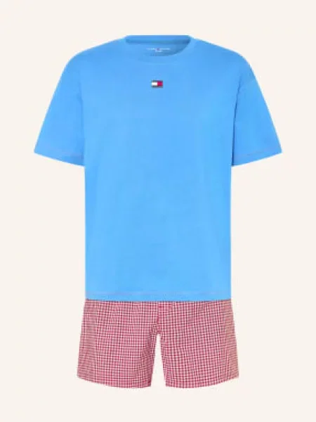 Tommy Hilfiger Krótkie Piżamy blau niebieska