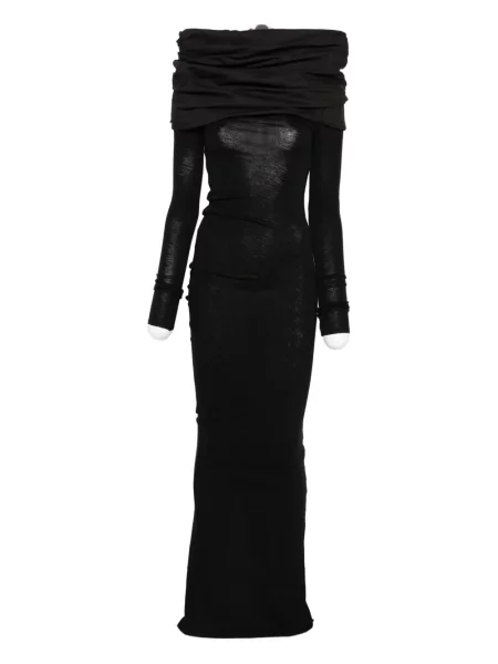 Rochie maxi Entire Studios lungă de costum negru