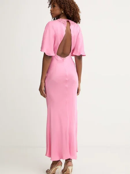 Twinset ruha anyagból rózsaszín