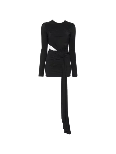 Rochie mini Amazuìn drapată negru