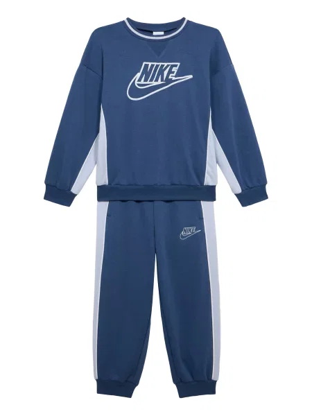 Nike Sportswear Jogging ruhák tengerészkék / világoskék fehér