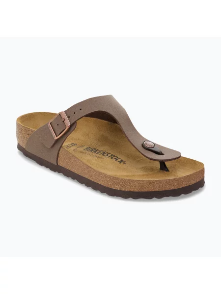 Žabky BIRKENSTOCK Gizeh Birkibuc mocca hnedá