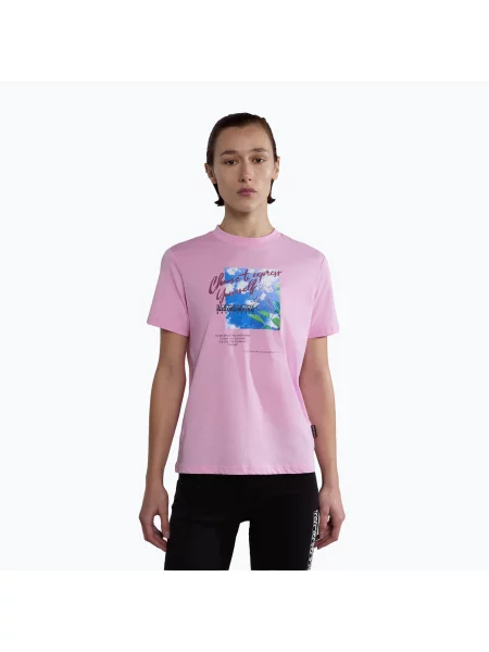 Tričko Napapijri S-Yukon pastel pink