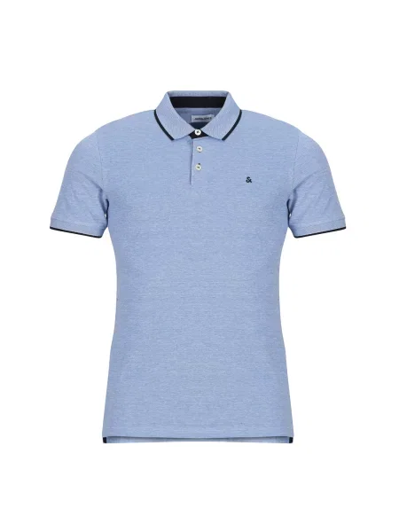 Polo majice kratki rokavi Jack & Jones JJEPAULOS  črna
