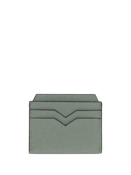 Portofel Valextra din piele verde