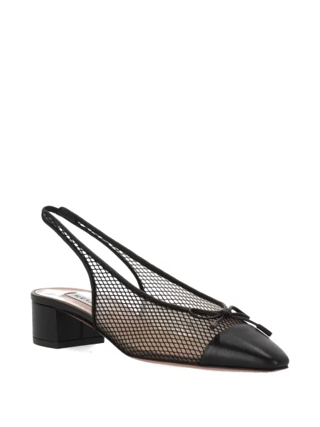 Pantofi cu toc Aquazzura slingback alb