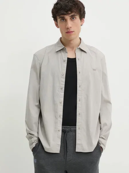 Srajca Levi's LS BATTERY HM SHIRT SLIM siva