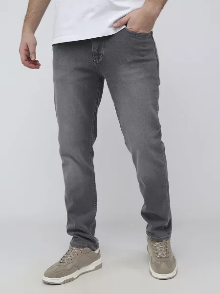 Джинси мом YUKI сірий