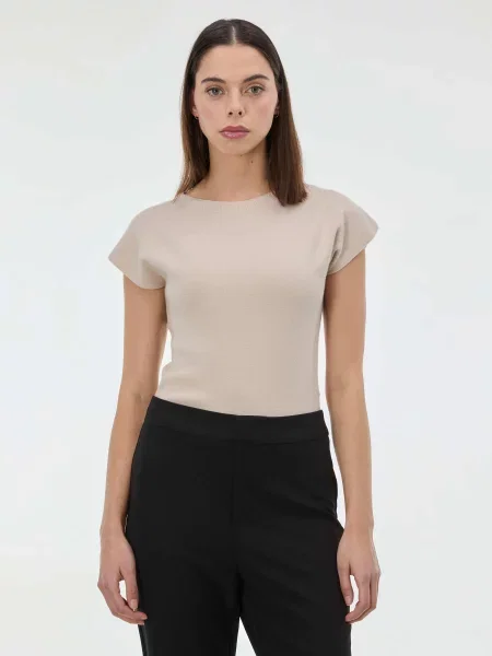 Футболка Orsay віскоза/поліамід бежевий