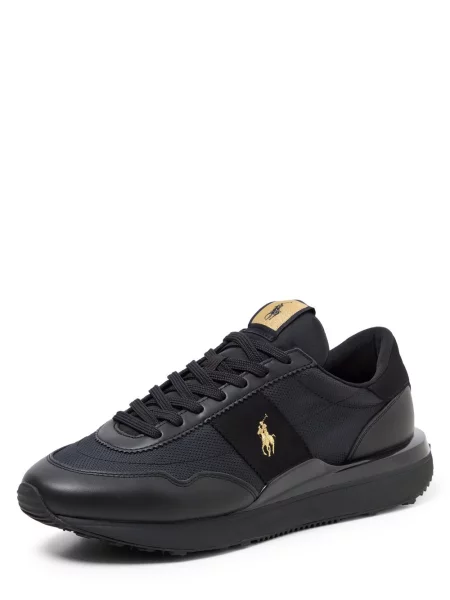 Sneakersy Polo Ralph Lauren skórzane czarne