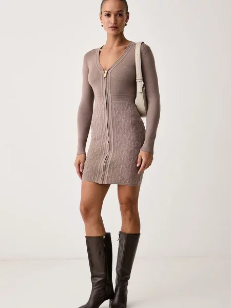 Marciano by Guess rochie cu vâscoză NALIYA bej