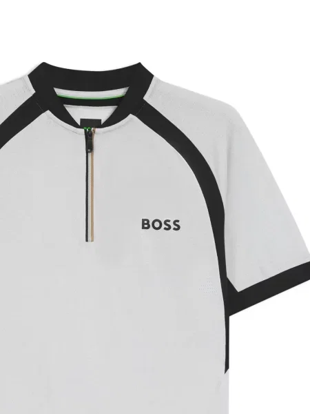 Tricou polo Boss alb