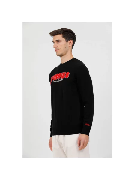 Sweter Mc2 Saint Barth wełniany czarny