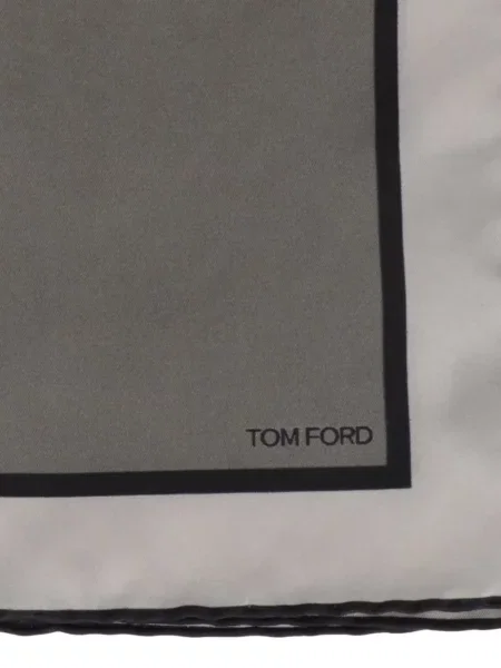 Fular Tom Ford cu imagine gri