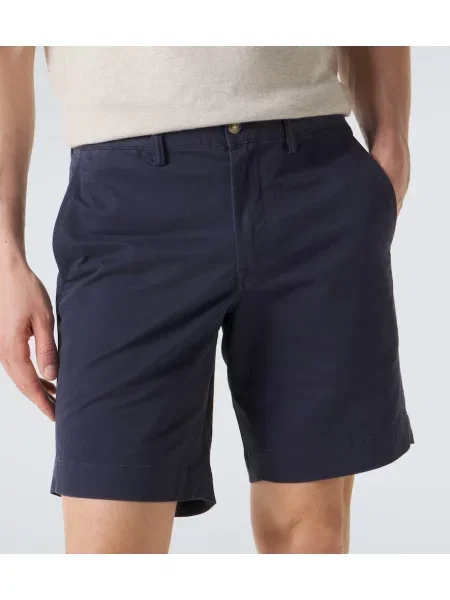 Krótkie szorty Polo Ralph Lauren ze stretchu bez obcasa granatowe