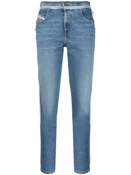 Skinny jeansy skinny Diesel D-Tail niebieskie