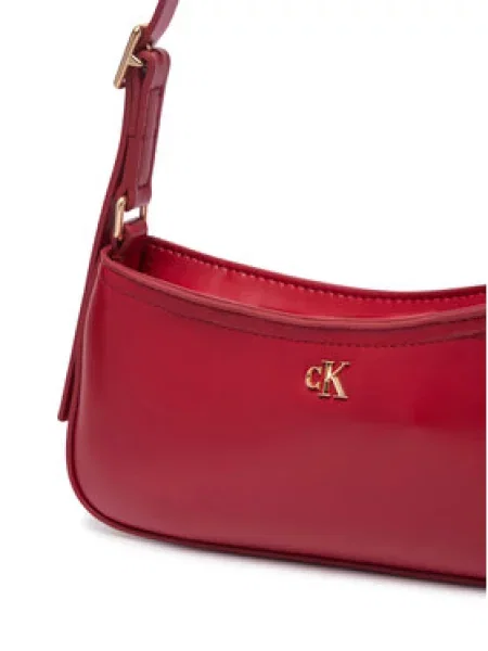 Rankinė Calvin Klein Ck Small Shoulder Bag Vyšninė raudona