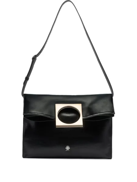 Geanta de piele Bally din piele negru