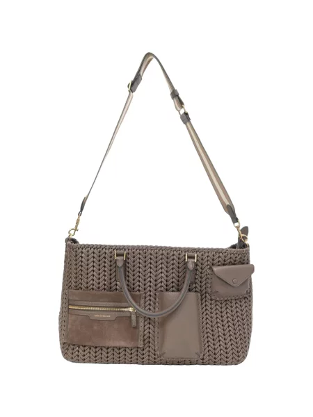Geantă shopper Anya Hindmarch maro