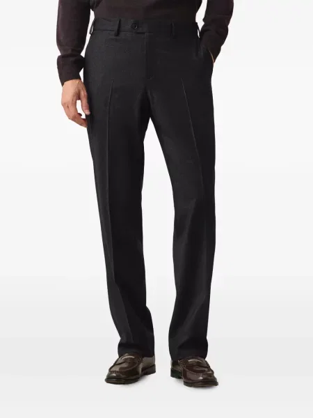 Pantaloni Paul Smith de lână gri