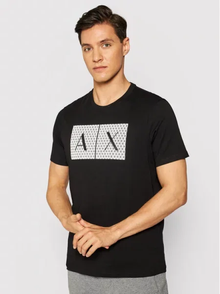 Koszulka Armani Exchange czarna