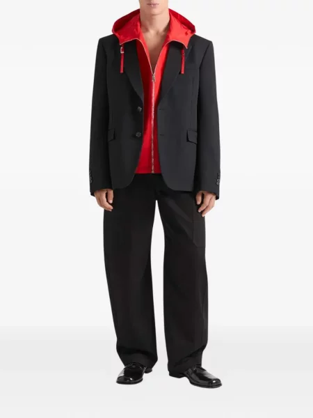 Sacou Givenchy de lână negru
